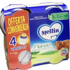 Mellin Omogeneizzato Manzo 4 x 80 grammi