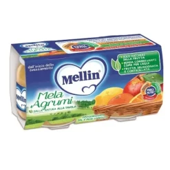 Mellin Omogeneizzato Mela e Agrumi 2 x 100 grammi