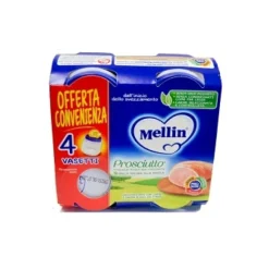 Mellin Omogeneizzato Prosciutto 4 x 80 grammi
