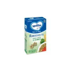 Mellin Pasta Ranocchiette Grando Tenero e Spinaci 280 grammi