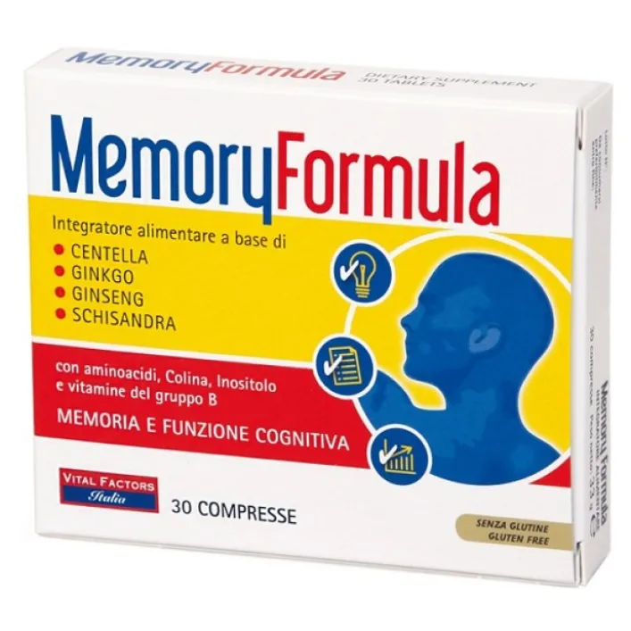 Memory Formula 30 Compresse - Integratore Alimentare