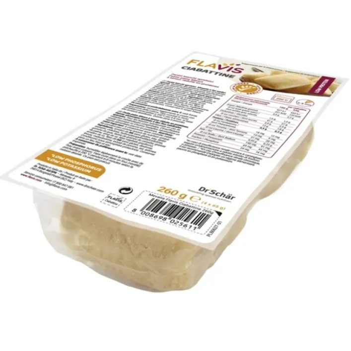 Mevalia Flavis Ciabattine Aproteiche e 260 grammi
