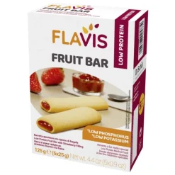 Mevalia Flavis Fruit Bar Barrette Aproteiche e Fragola 125 grammi