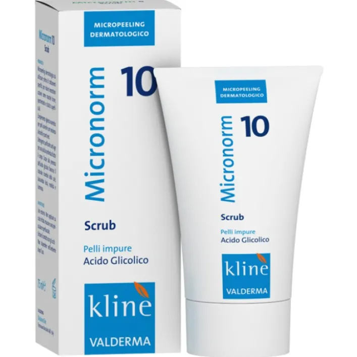 Micronorm Scrub 10 Peeling Detergente Acne 75 ml