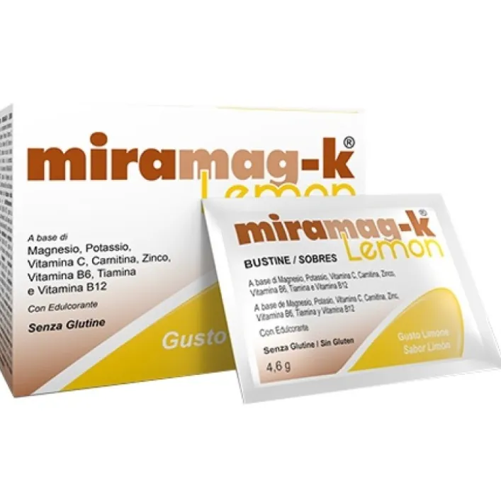 Miramag-K Lemon 20 Bustine - Integratore di Sali Minerali