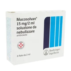 Mucosolvan Fiale da Nebulizzare 15 mg Ambroxolo Mucolitico 6 Fiale da 2 ml