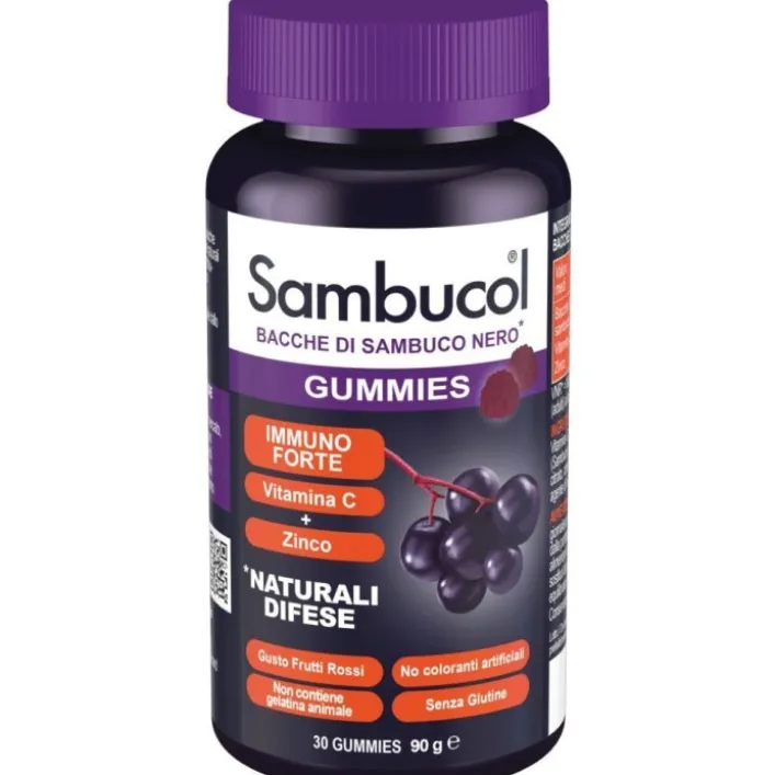 Named Sambucol Immuno Forte 30 gomme - Integratore Benessere Sistema Immunitario