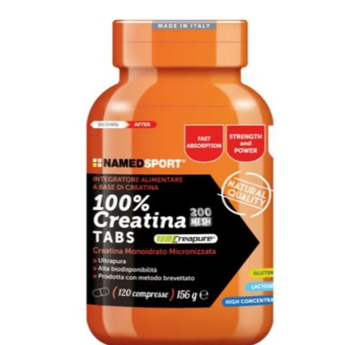 Named Sport 100% Creatina 120 Capsule - Integratore Alimentare