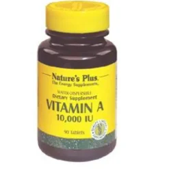 Nature's Plus Vitamina A 10000 U.I. 90 Tavolette Idrosolubili - Integratore Alimentare