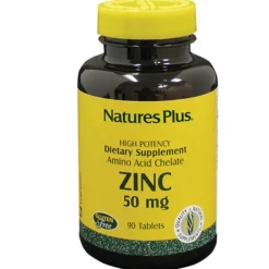Nature's Plus Zinco Chelato 90 Tavolette - Integratore Alimentare