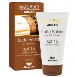NaturViti Argan SPF 15 Latte Solare 125 ml