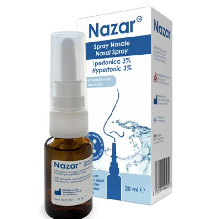 Nazar Spray Nasale Ipertonico 3% 20 ml