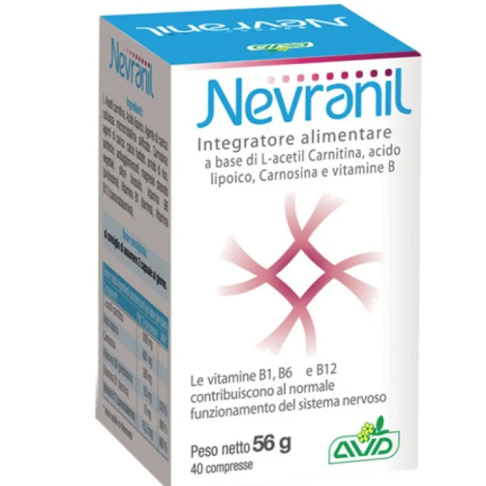 Nevranil 40 Compresse - Integratore Sistema Nervoso