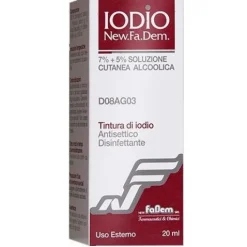 New.Fa.Dem. Iodio 5%+7% Soluzione Cutanea Alcolica 20 ml