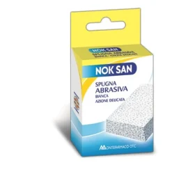 Nok San Spugna Abrasiva Bianca ad Azione Delicata