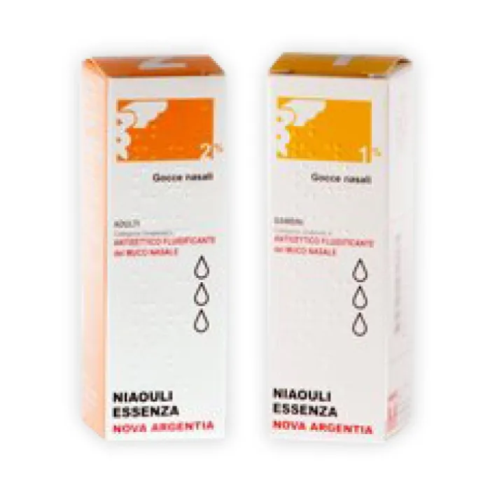 Nova Argentia Niaouli Essenza 1% Gocce Nasali 10 ml