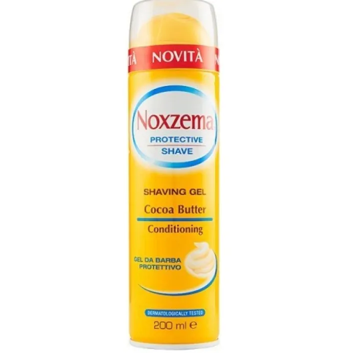Noxzema Protective Shave Gel da Barba Cocoa Butter 200 ml