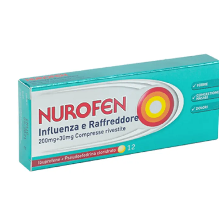Nurofen Influenza e Raffreddore 12 Compresse F1000