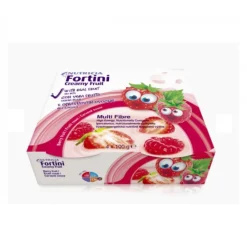Nutricia Fortini Creamy Integratore Nutrizionale ai Frutti Rossi 4 Coppette