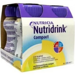 Nutridrink Compact Gusto Vaniglia 4 x 125 ml - Integratore Nutrizionale