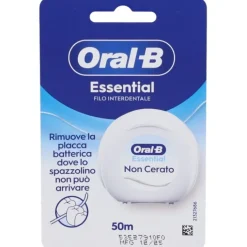 Oral-B Essential Floss Filo Interdentale Non Cerato 50 m