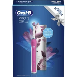 Oral-B Power Pro 1 Rosa 3D White Spazzolino Elettrico