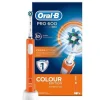 Oral-B Pro 600 CrossAction Spazzolino Elettrico Ricaricabile Arancio