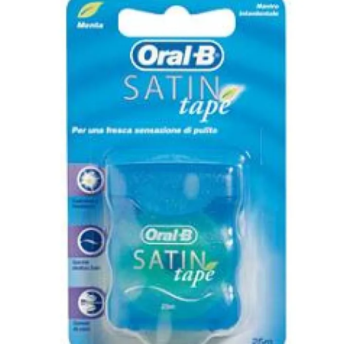 Oral-B Satin Tape Filo Interdentale alla Menta 25 m
