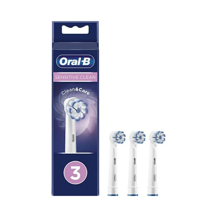 Oral-B Sensitive Clean Testine di Ricambio 3 Pezzi