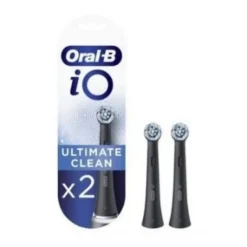 Oral-B Testine di Ricambio IO Ultimate Clean Black 2 pezzi