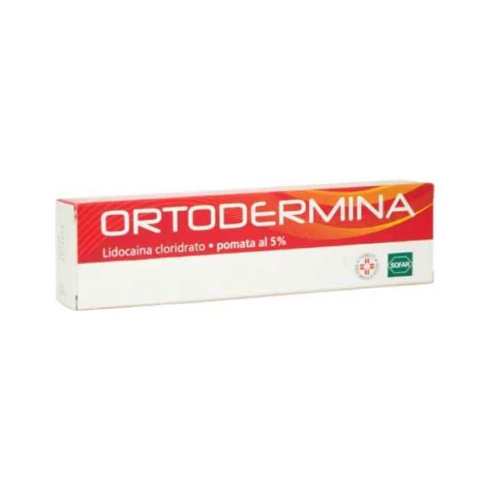 Ortodermina Crema 5% Lidocaina Anestetico 50 grammi