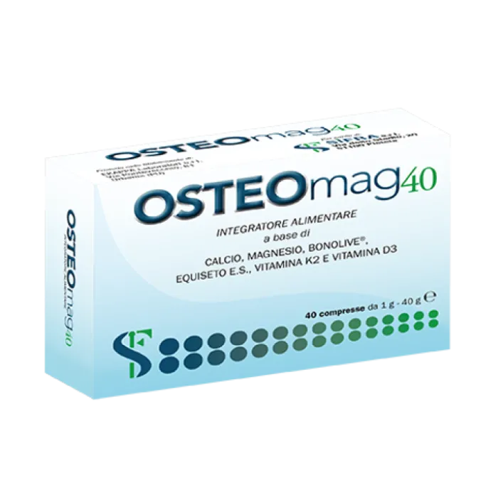 Osteomag 40 compresse - Integratore Contro L'Osteoporosi