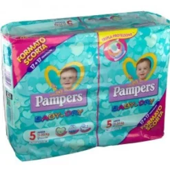 Pampers Baby Dry Duo Junior Misura 5 34 pezzi