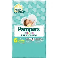 Pampers Baby Dry Extralarge Misura 6 13 pezzi
