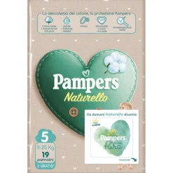 Pampers Natur Junior Misura 5 19 pezzi