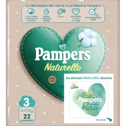 Pampers Natur Midi Misura 3 22 pezzi
