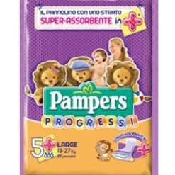 Pampers Progressi Playtime Misura 5 da 13 - 27 kg 40 pezzi