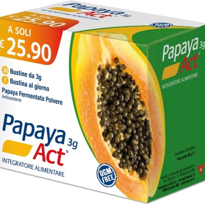 Papaya Act 30 bustine - Integratore Alimentare Metabolismo Energetico
