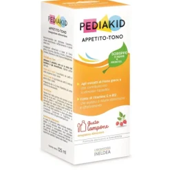 Pediakid Appetito Tono Sciroppo Gusto Lampone 125 ml - Integratore Tonico Bambini