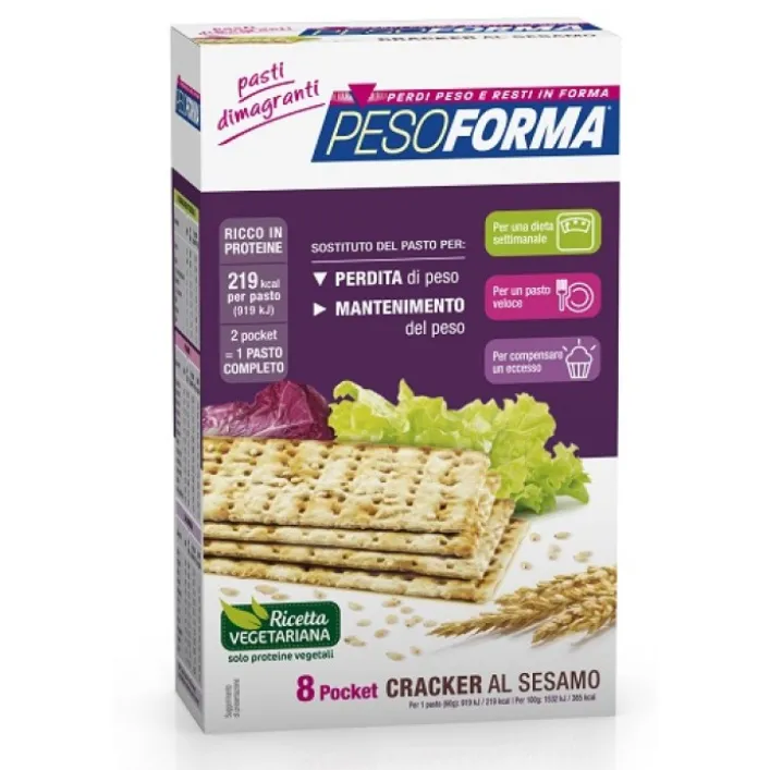 Pesoforma Crackers Sesamo 240 grammi