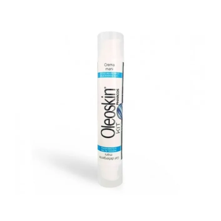 Pharcos Oleoskin Kit Igienizzante Gel Detergente Mani 50 ml + Stick 30 ml