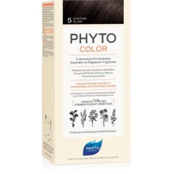 Phytocolor 5 Castano Chiaro - Tintura Permanente per Capelli