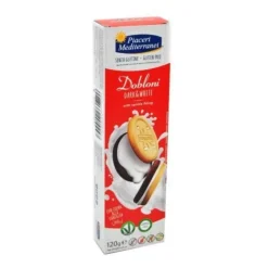 Piaceri Mediterranei Biscotti Dobloni Dark & White Senza Glutine 120 grammi