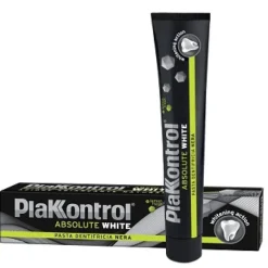 Plakkontrol Absolute White Pasta Dentifricia Nera Sbiancante 75 ml