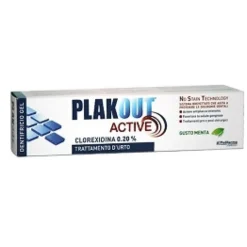 Plak Out Active Dentifricio con Clorexidina 0,20% Antiplacca e Antibatterico 75 ml