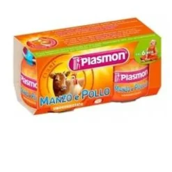 Plasmon Omogeneizzato Manzo e Pollo 2 x 80 grammi