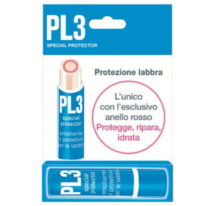 PL3 Special Protector Stick Emolliente e Protettivo per le Labbra con Astuccio 5 grammi