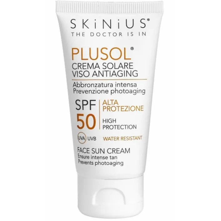 Plusol Crema Solare SPF 50+ Protezione Viso 50 ml