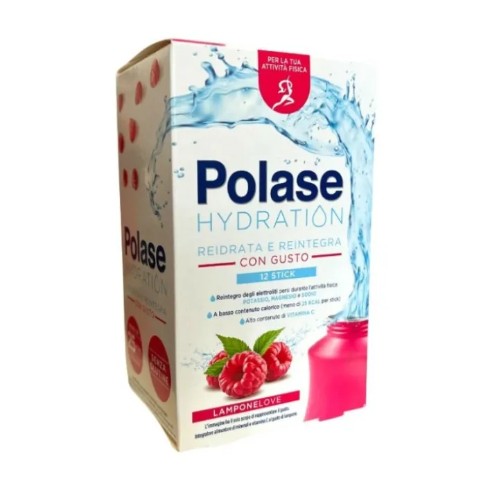 Polase Hydratation Gusto Lampone 12 Stick - Integratore Reidratante