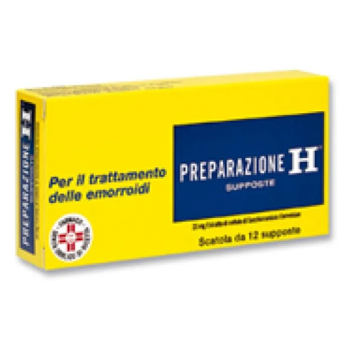 Preparazione H 23 mg Trattamento Emorroidi 12 Supposte